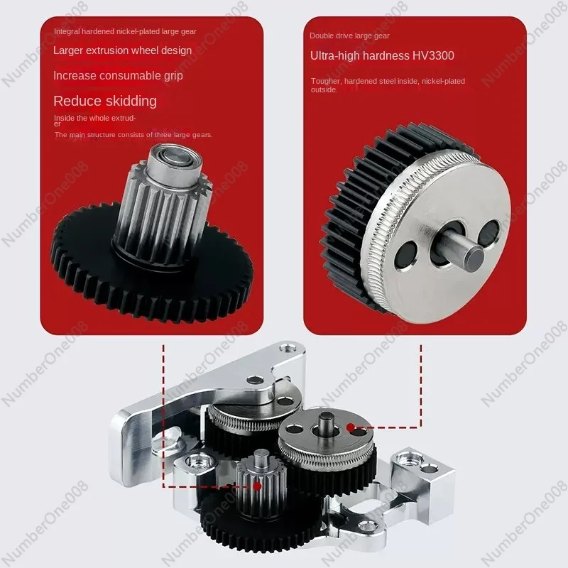 Аксессуары для 3D-принтеров Цельнометаллический экструдер HGX-LITE Комплект