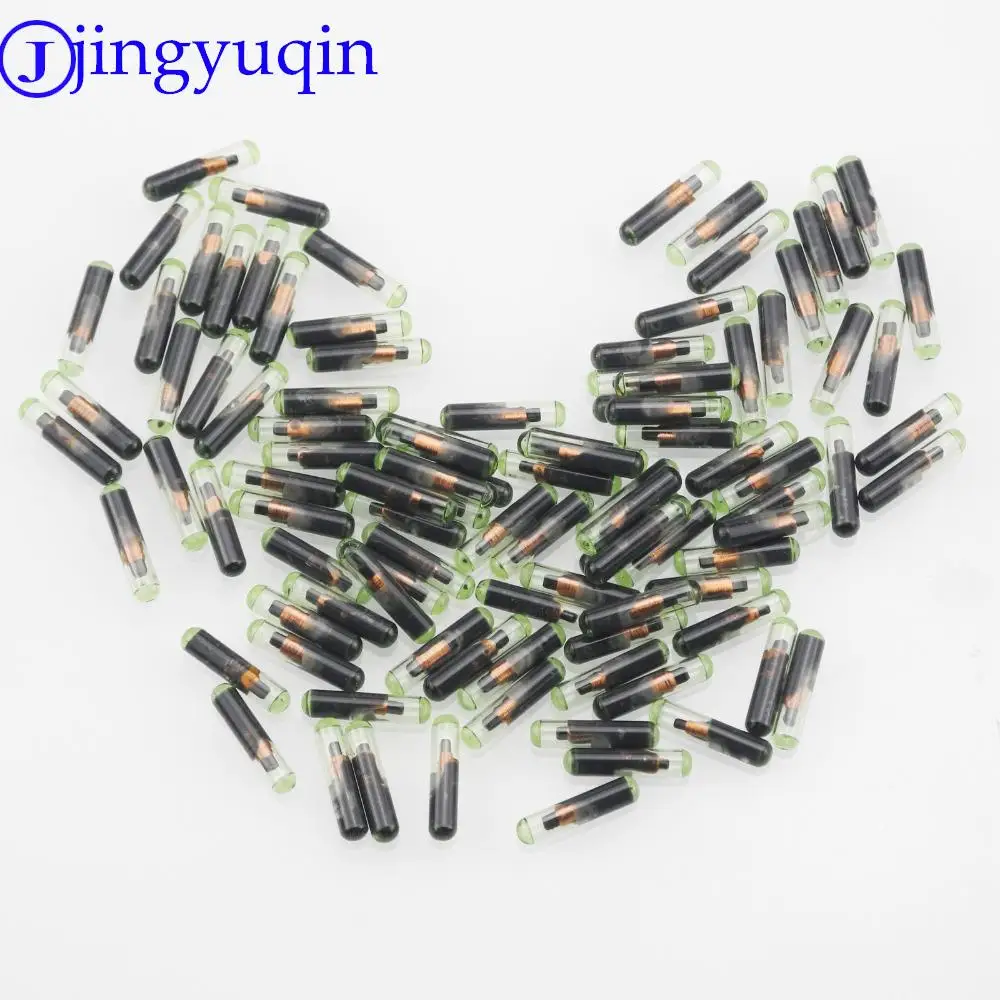 Jingyuqin-transpondedor de cristal para llave de coche, Chip 4D60-80BIT para todas las llaves
