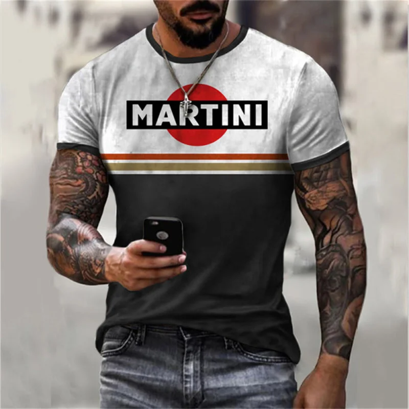 

2022 summer men's T-shirt round neck fashion street sports tshirt fashion versatile European national style campus jogging suit