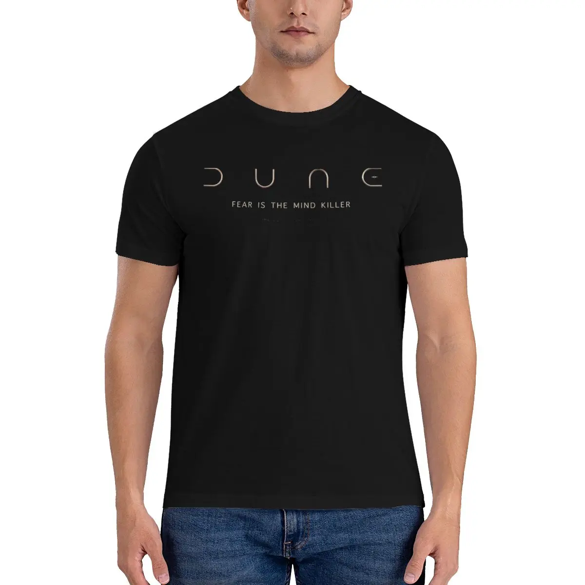 

Dune Fear Is The Mind Killer T Shirt Film 100 Cotton Popular T Shirts Short Sleeves Basic Tshirt Men Graphic Summer Tees
