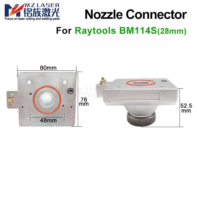 Mingla ser La соединитель сопла BM114S FC емкостный датчик для Raytools Fiber режущая головка 28 мм