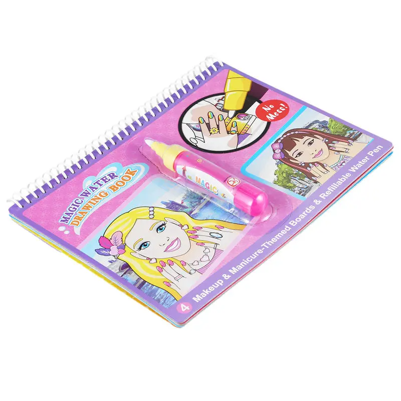 

COOLPLAY Magic Water Drawing Book Coloring Book Doodle With Magic Pen Painting Drawing Board For Kids Toys Toy Birthday Gift Bea