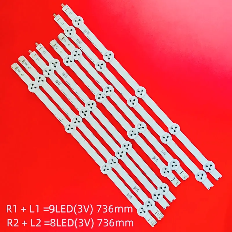 Комплект из 8 светодиодных лент для подсветки для 37LN5403 37LN540U 37LA613V 37LA615V 37LN540B 37LN540R 37LN540S AGF78400301 LC370DXE-SFR1 (art.: 3920cfcc53669) - 3920cfcc53669