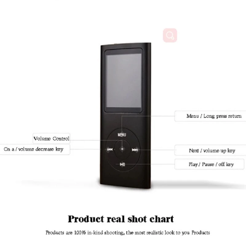 Portable Audio Mr Mp 3 4 For Mp4 And Mp3 Player Music With Screen Video Radio FM Txt Lecteur Record Hifi Running Hi-fi Digital images - 6