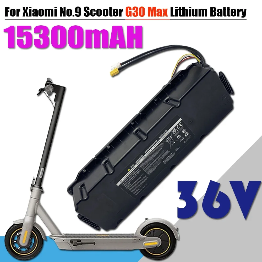 Аккумулятор для футбола G30 36 В 18650 10S6P аккумулятор 15300 мАч Xiaomi No.9 Ninebot MAX G30LP G30D Soccter