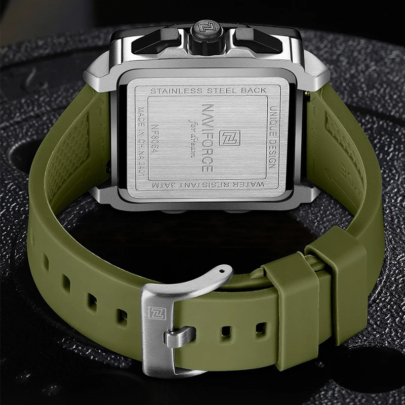 NAVIFORCE новые стильные часы для мужчин повседневные спортивные кварцевые