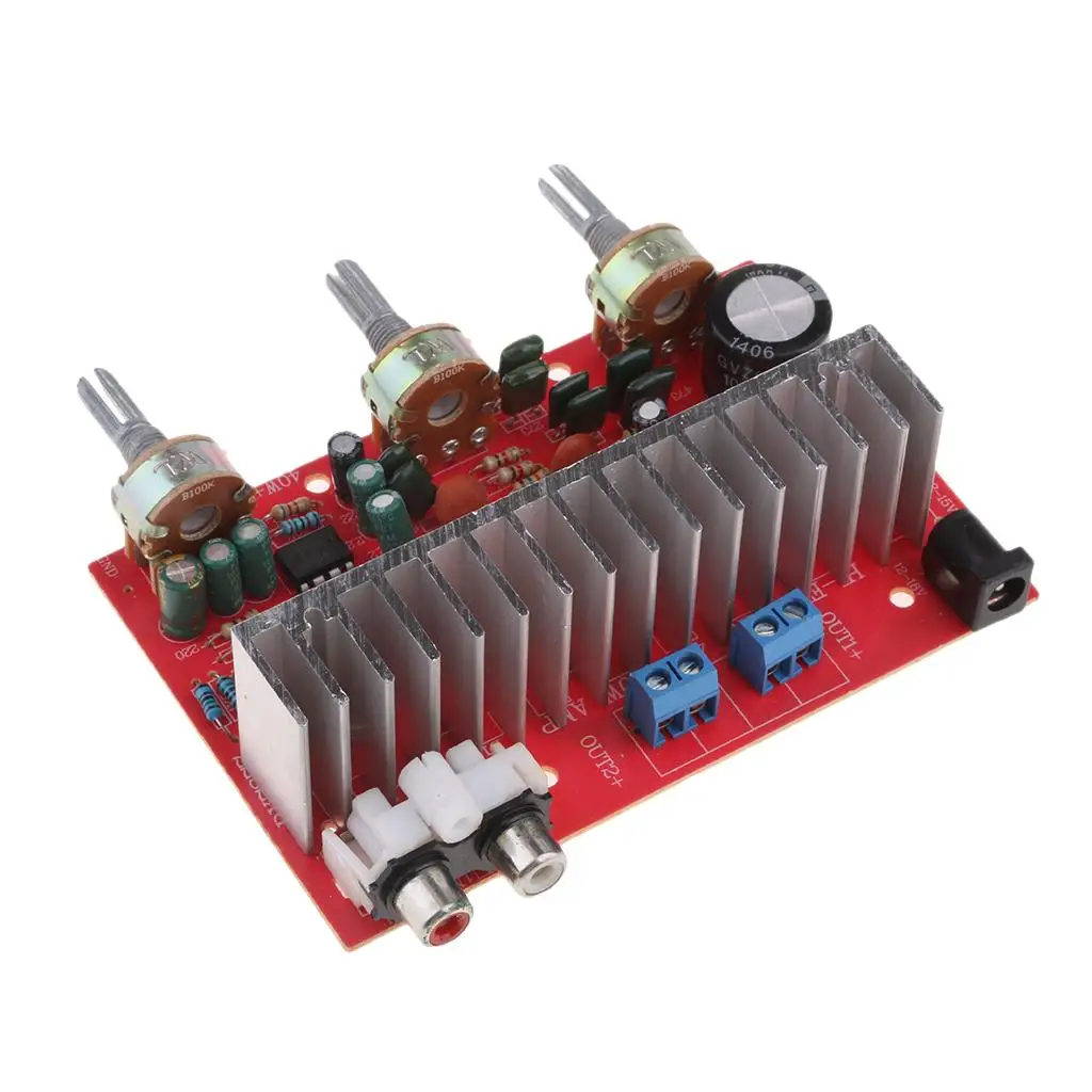 DX-7377 2 0 канальный цифровой мощный аудио стерео усилитель платы DC 12V 80W