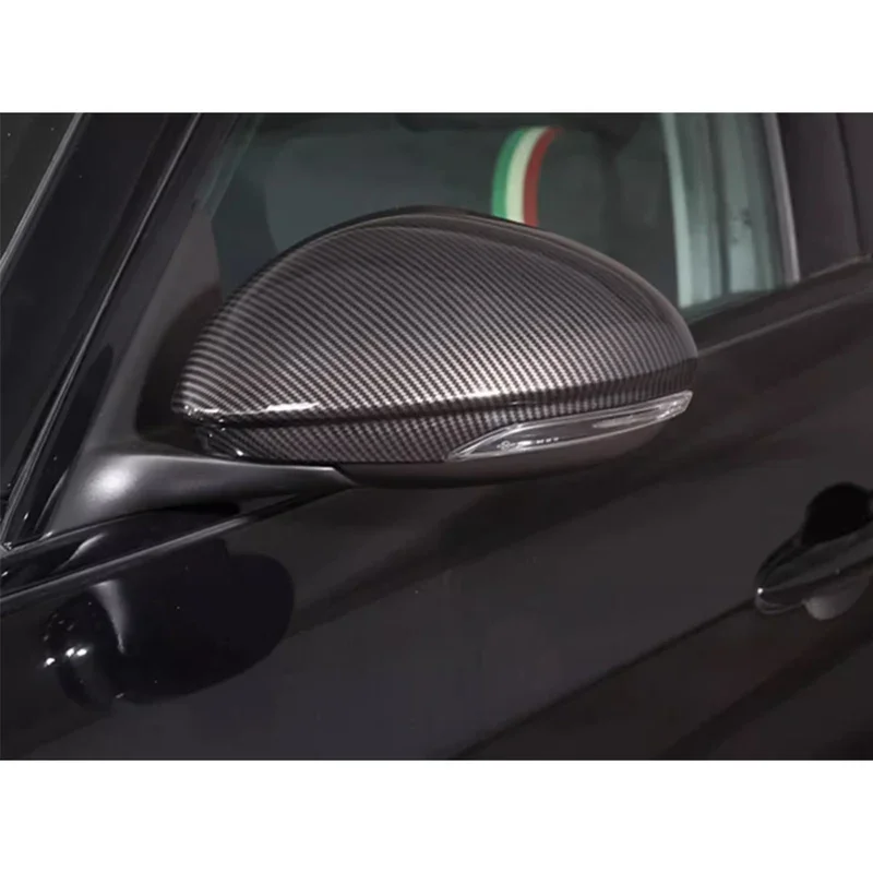 Для Alfa Romeo Giulia Grecale Stelvio корпус зеркала заднего вида из углеродного волокна