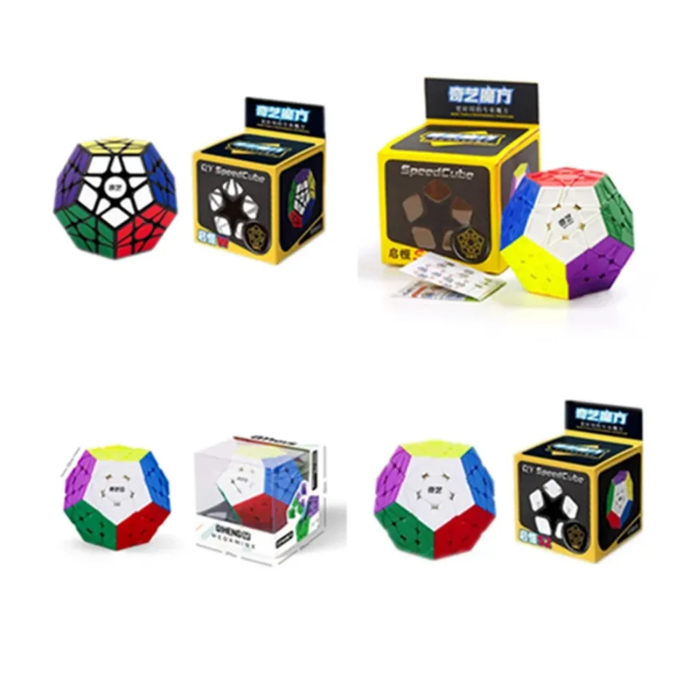 Qiyi Qiheng 3x3 Series Megaminx Black Профессиональная Магнитная Игрушка-головоломка Magic Speed Cube