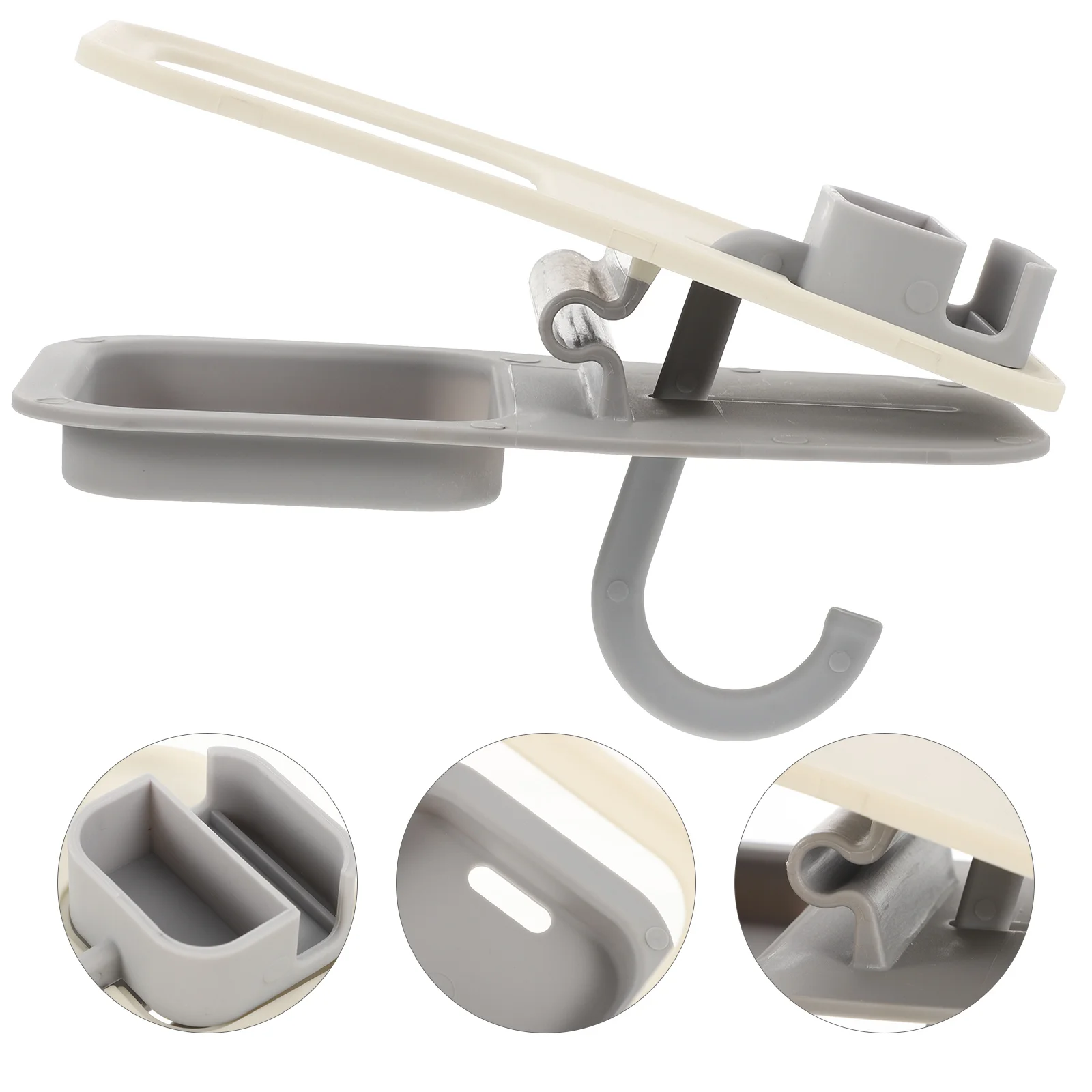 

Holder Cup Clip Table Desk Office Side Mug Drink Clamp Coffee Saucer Beverage Bottle Multi Supplies Use Holders Desktop Stand