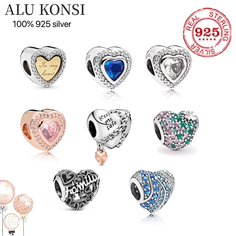 

Женские бусины-шармы «сделай сам» из серебра 100% пробы