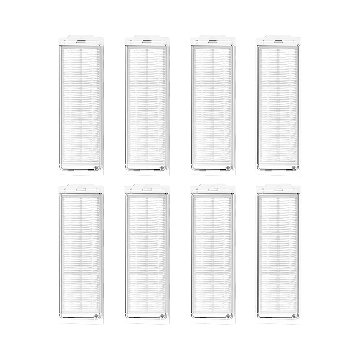 

8 Pcs Hepa Filter Compatible for WVCR200S Robot Vacuum Cleaner Replacement Spare Parts Accessories