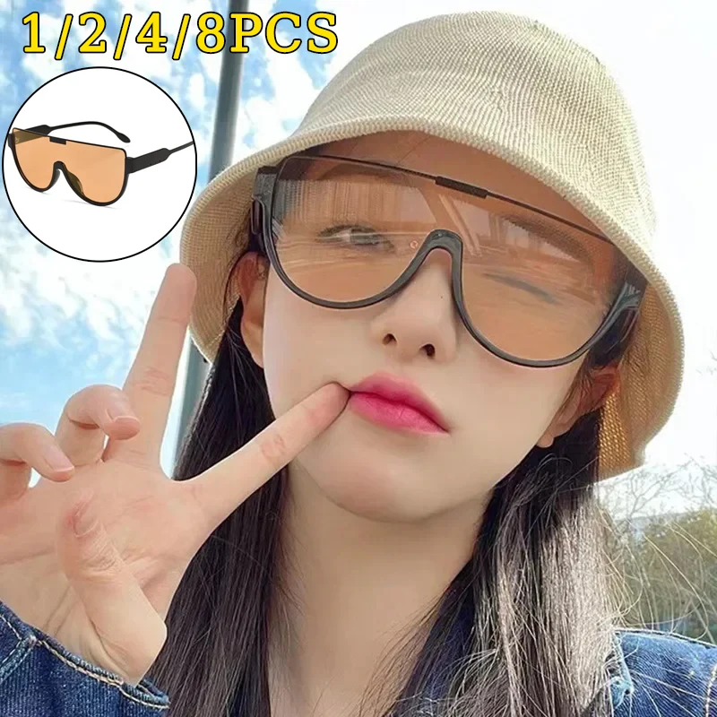 8 шт. новые модные солнцезащитные очки в стиле ретро