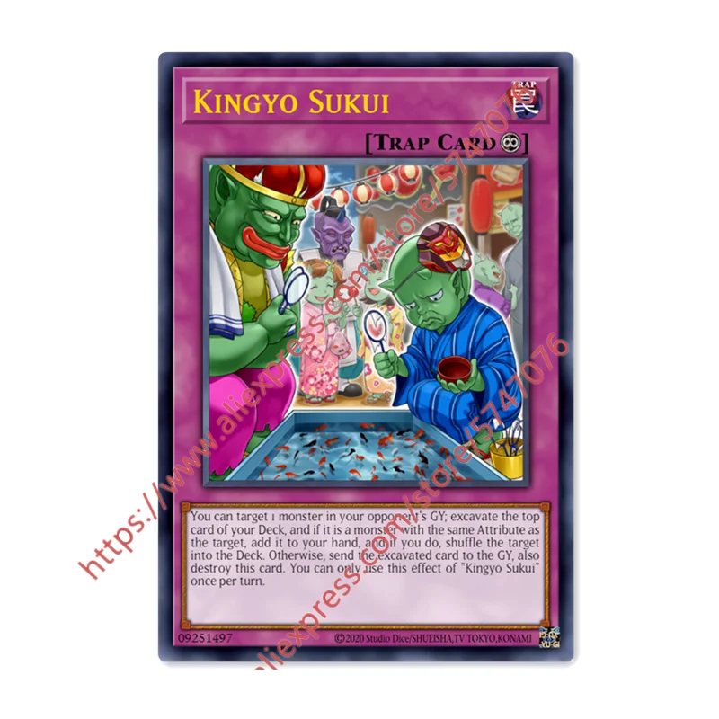 

Yu Gi Oh Kingyo Sukui SR Japanese English DIY Toys Hobbies Hobby Collectibles Game Collection Anime Cards