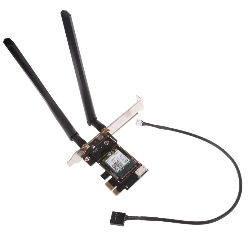 

7260 PCI-E 1X Wireless Card with Two Antennas for Experience Faster Internet Speed