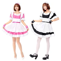 pink japanese sweetheart maid restaurant uniform cosplay song liuduo princess dress maid outfit maid outfit