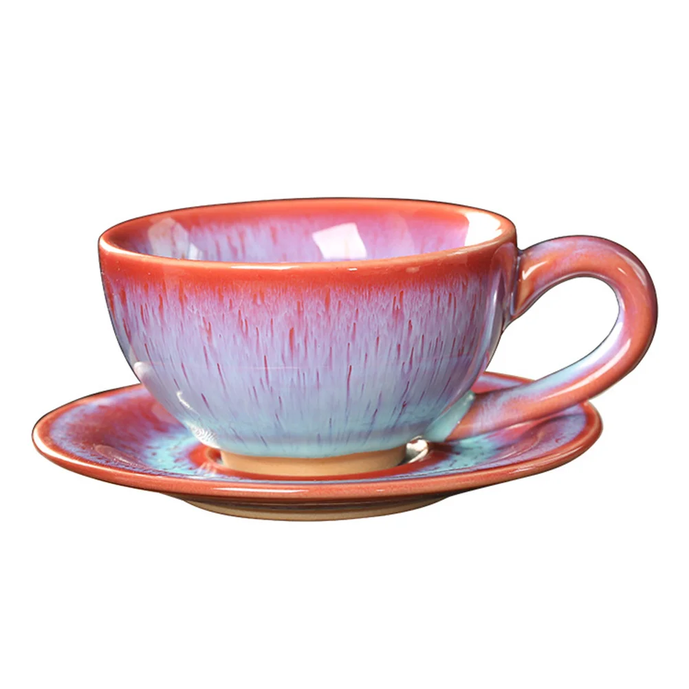 

1 Набор, креативная кофейная кружка, многофункциональная чашка, нежная чашка для эспрессо с подносом