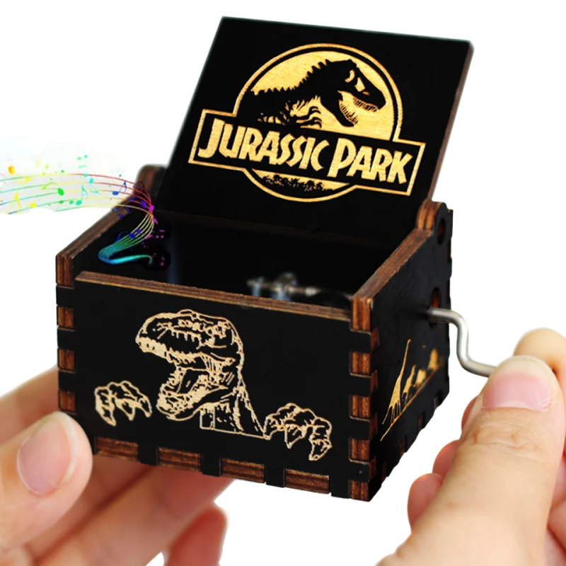 merry christmas various movie anime themes music boxes wooden hand crank birthday gift new years gift home decor free global shipping