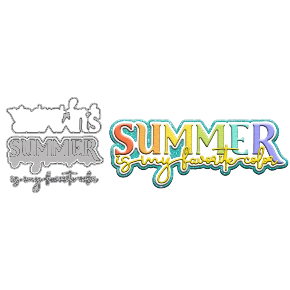 Летние штампы для рукоделия MangoCraft металлические сделай сам форма ножа