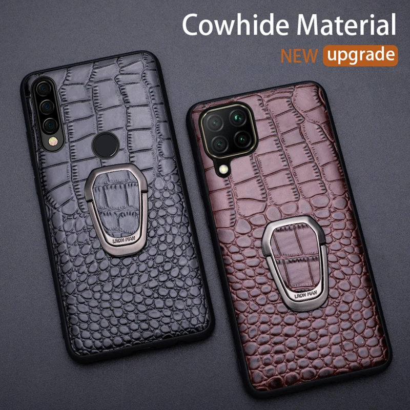 Leather Phone Case For Huawei P20 P40 P30 lite Mate 30 20 nova 5t For Honor 20 pro 9 10 10i lite 8X 9X Kickstand Bracket Case