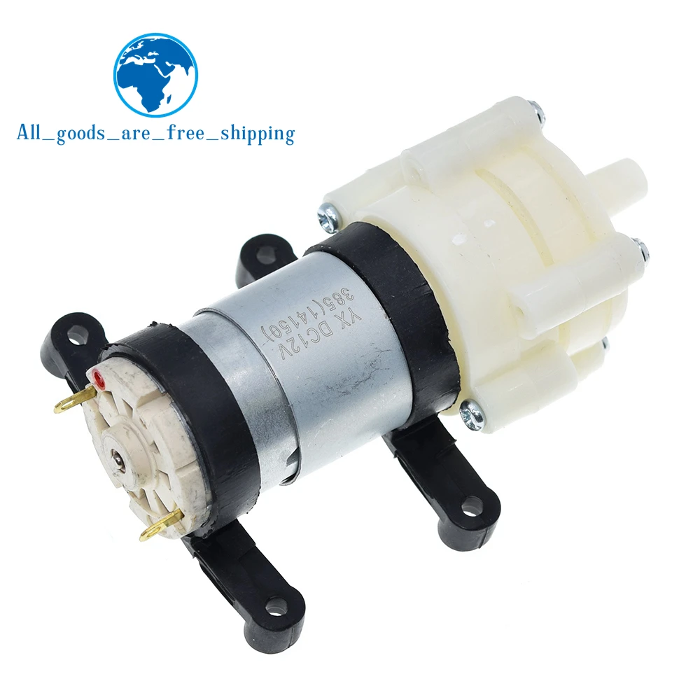 TZT DC6-12V R385, аквариумный Круглый водяной воздушный диафрагменный насос постоянного тока, аквариумные воздушные насосы, аксессуары