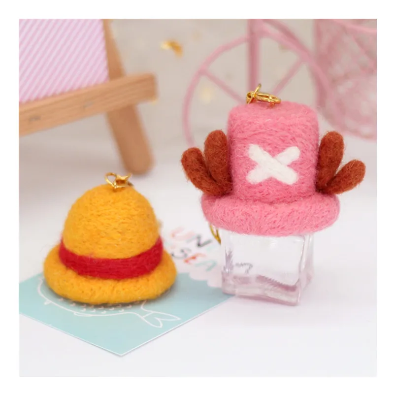 

Tony Tony Chopper wool needlepoint kit wool felt needle felting pendant craft needlecraft DIY handmade