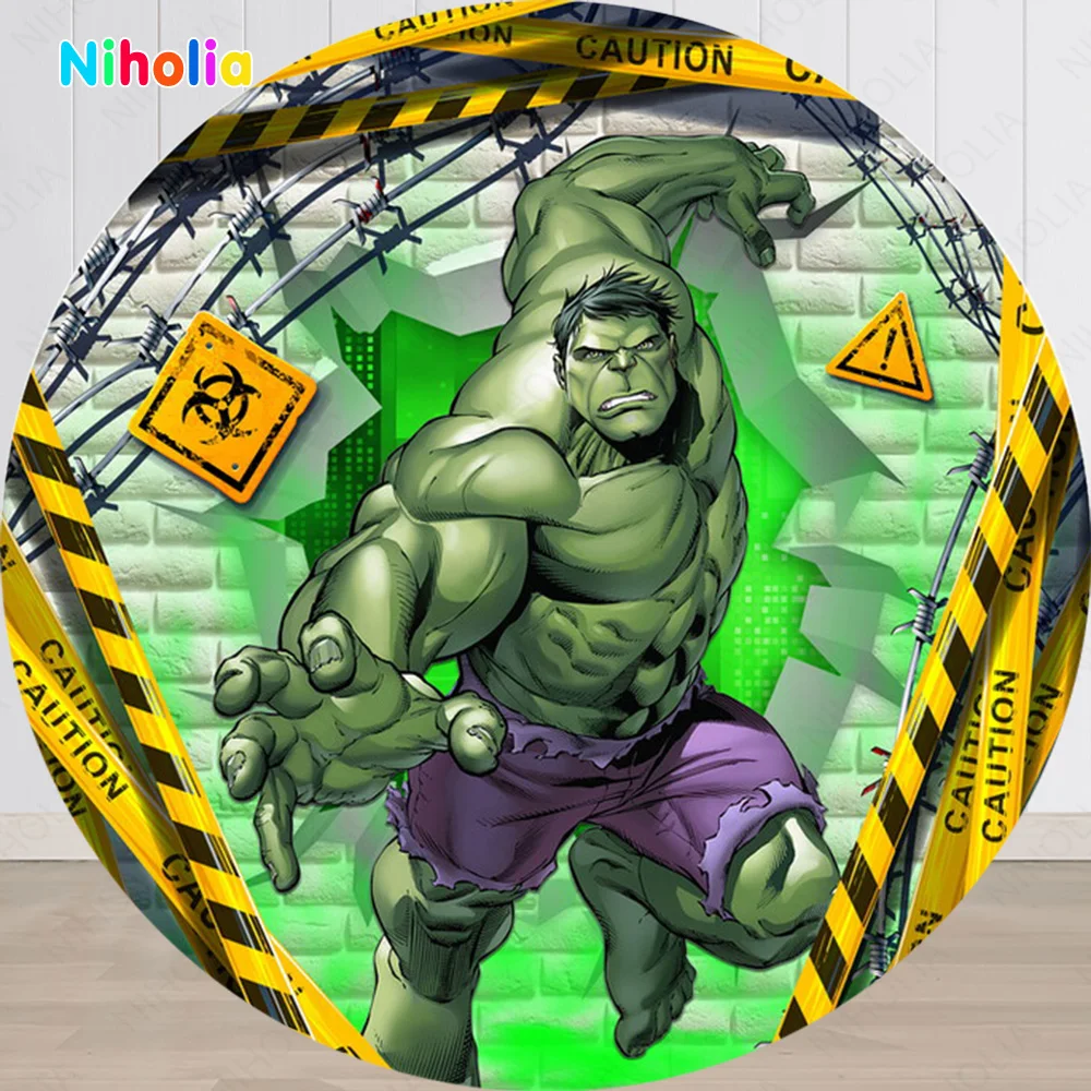 Фон для фотосъемки с изображением супергероев Марвел украшение детского дня