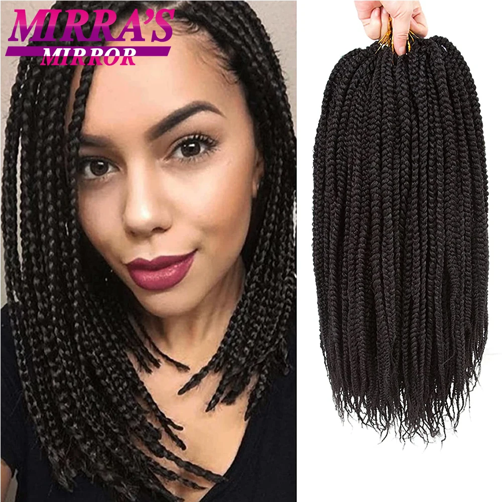 14 дюймовый синтетический вязаный крючком удлинитель волос Плетеный плетеных кос