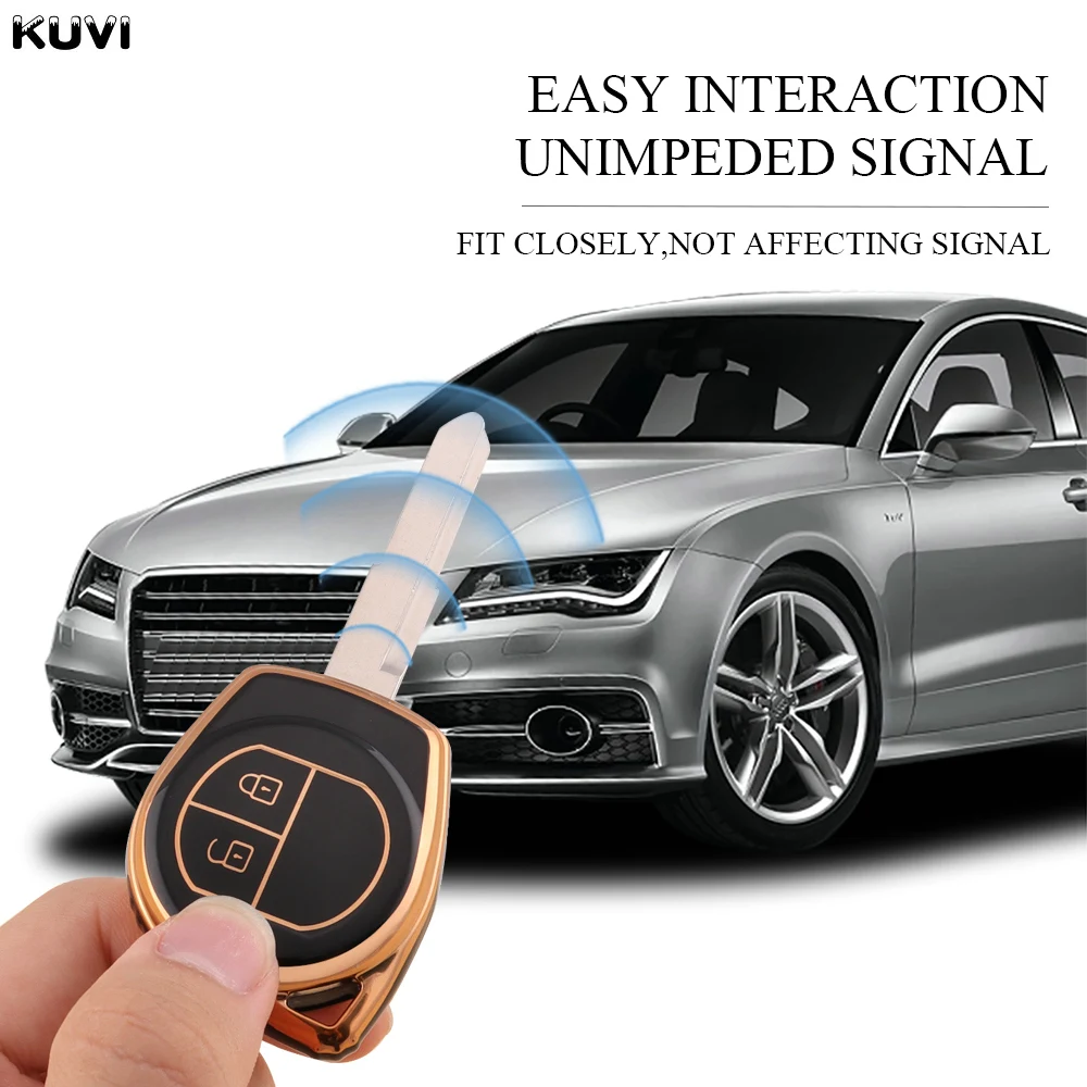 2 кнопки модный ТПУ брелок для ключей с дистанционным управлением чехол Suzuki SX4 Window