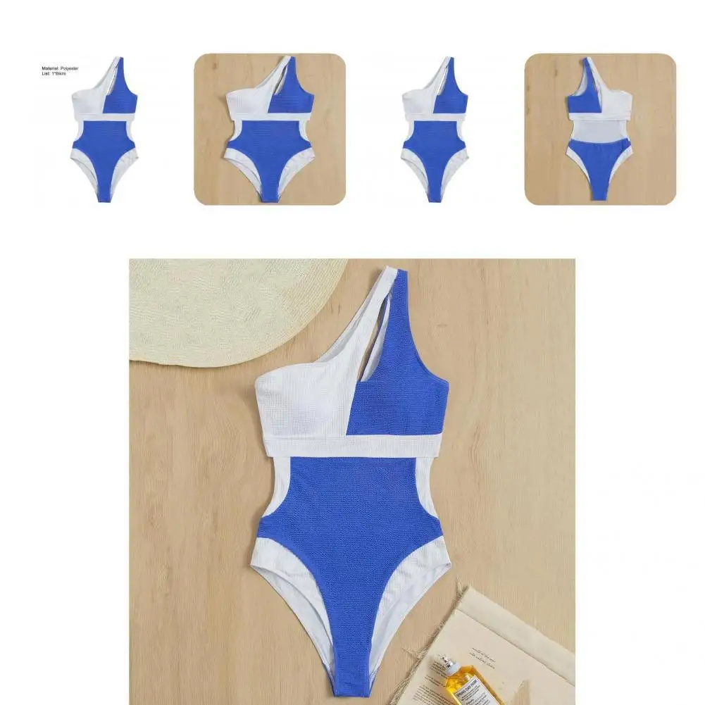 

Модный купальный костюм, купальник на одно плечо, удобный женский купальник для пляжа