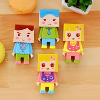 cartoon character double hole multi purpose pencil sharpener creative stationery assembly pencil sharpener with eraser