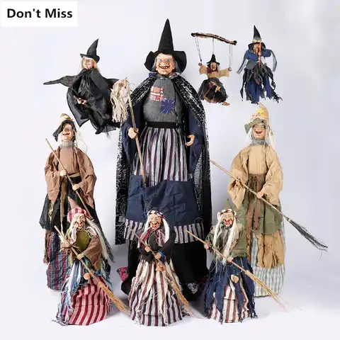 Украшение на Хэллоуин, метла, искусственный шрифт, убивает украшение ведьмы, электрические игрушки на Хэллоуин