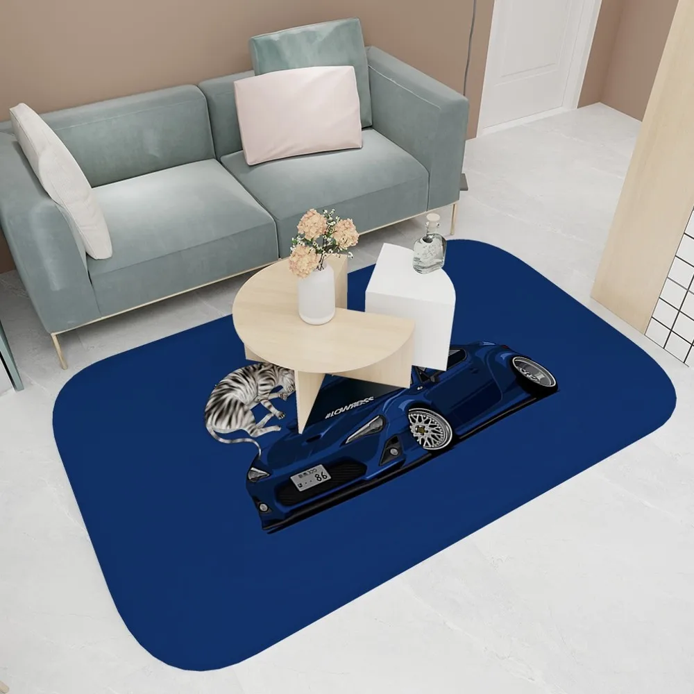 

Sports JDM Racing Decorative Anti-slip Absorb Water Bath Carpet Bathroom Kitchen Bedroon Floor Yoga Mats Indoor Entrance Doormat