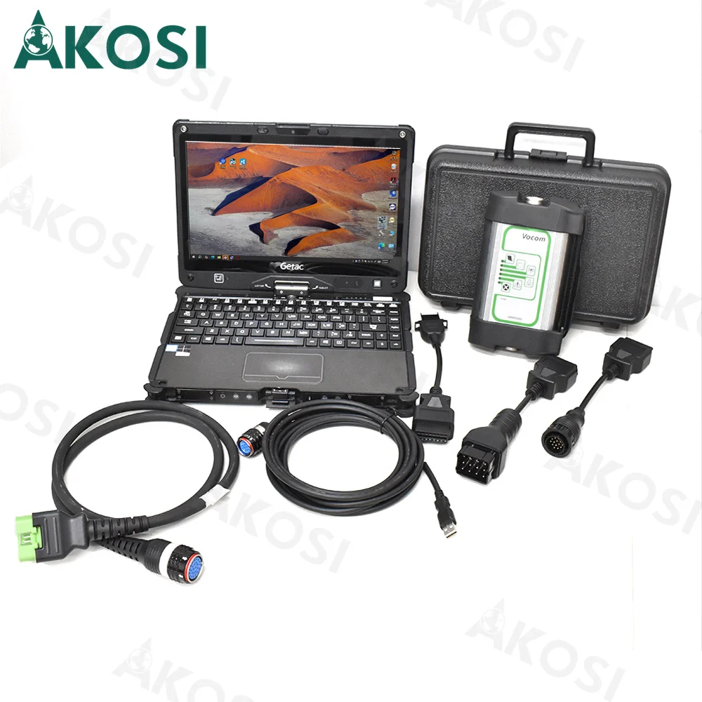 Фото Ноутбук Getac V110 для диагностического инструмента VOCOM 88890300 для грузовиков Renault/UD/Mack, экскаваторов, EURO6 V2.8 PTT Premium Tech Tool №5