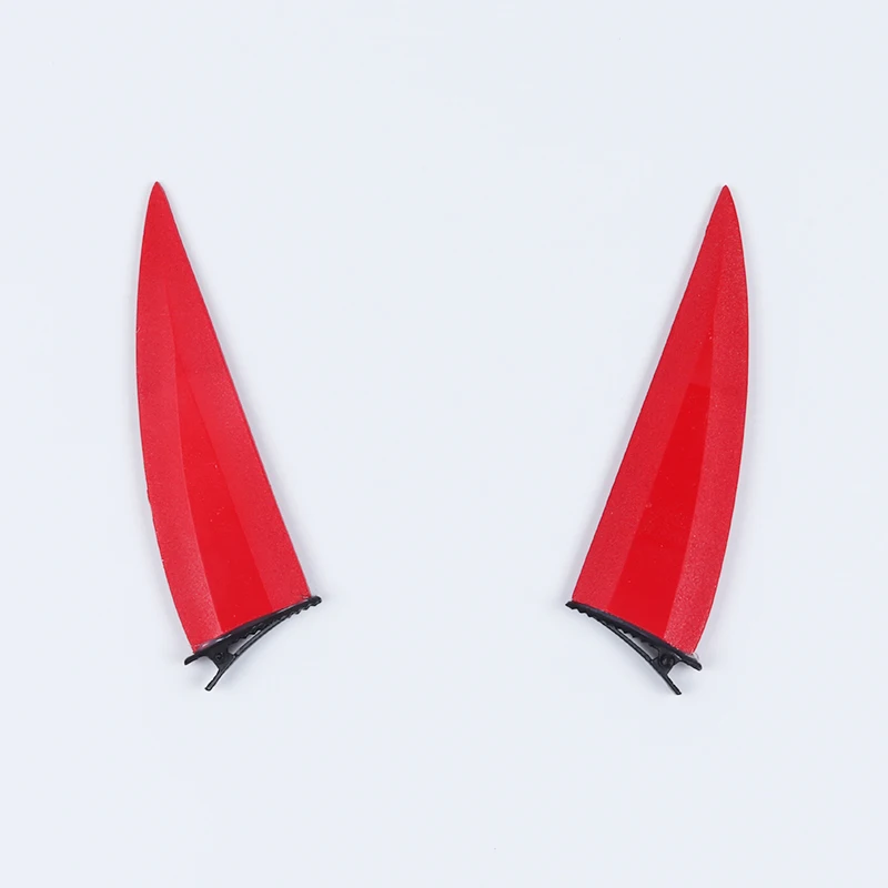 1 пара дьявольские рога аниме заколка для волос маскарадный голографический