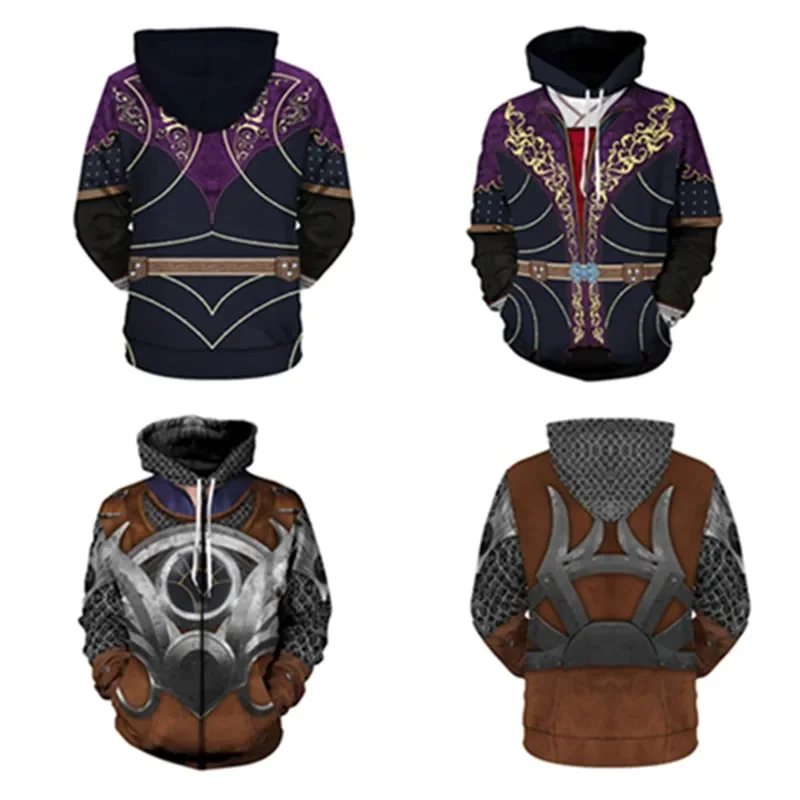 Толстовка для косплея Baldur cos ворота астарион костюм шадоударта толстовка с