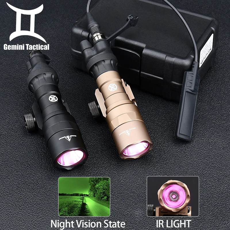 Airsoft Surefir M300 M300C IR Flashlight 850nm Wavelength Weapon Night Vision Sight Scout Light AR15 M4 For Outdoor Hunting