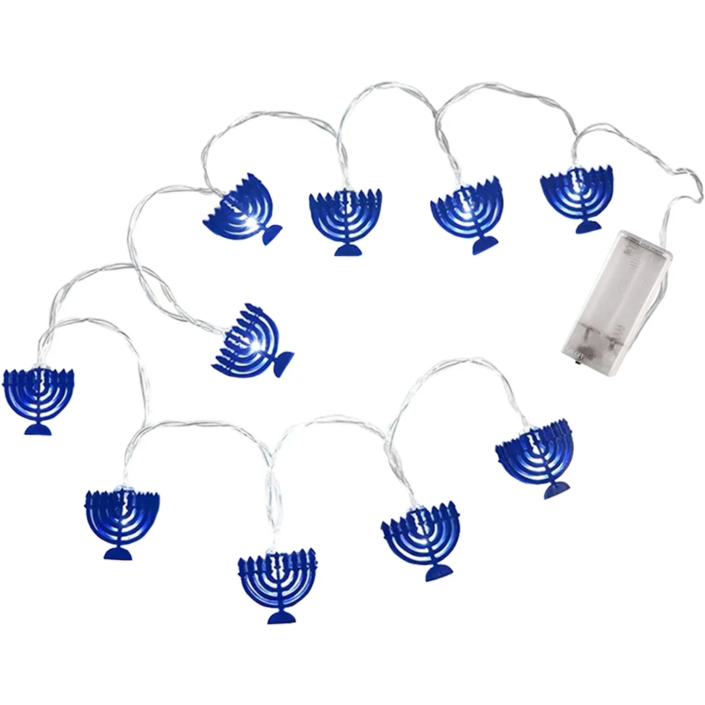 

Декоративные гирлянды Chanukah, сказочные огни, работающие от батарейки, украшения Chanukah