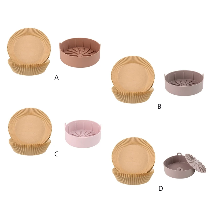 

Air Fryer Accessories Deep Air Fryer Basket with Silicone Cups Universal Accessories Kitchen Gadgets Kitchen Accessories