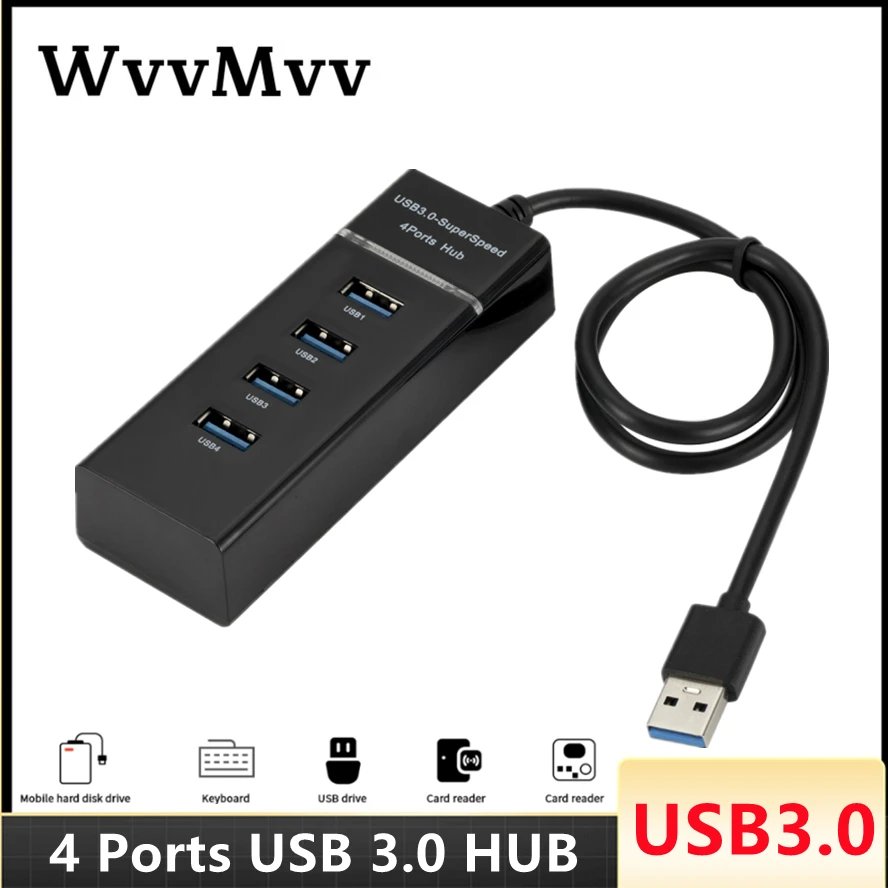 

Usb-концентратор, 5 Гбит/с, 4 порта