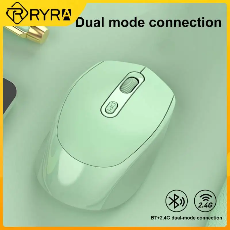 

Мышь Компьютерная RYRA M107 Беспроводная оптическая, бесшумная, 2,4 ГГц, 10/8/7