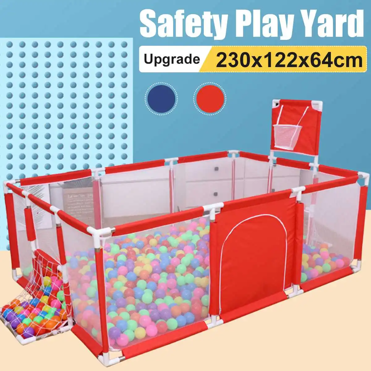 Children's Playground furniture Baby Playpen Bed Barriers Safety Modular Folding Baby Park Baby Crib Ball Pool Baby Accessories