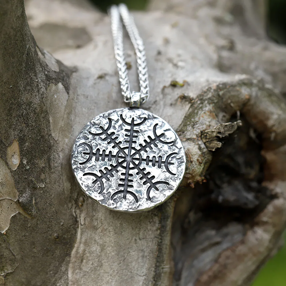 Очаровательное народное мужское ожерелье из нержавеющей стали 316L с подвеской