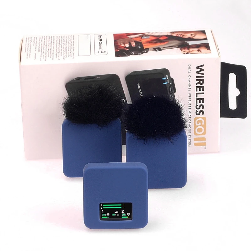 

For RODE Wireless Go/Go II Anti-squeeze Microphone Storage Cover Protective for shell Silicone for CASE Sleeve