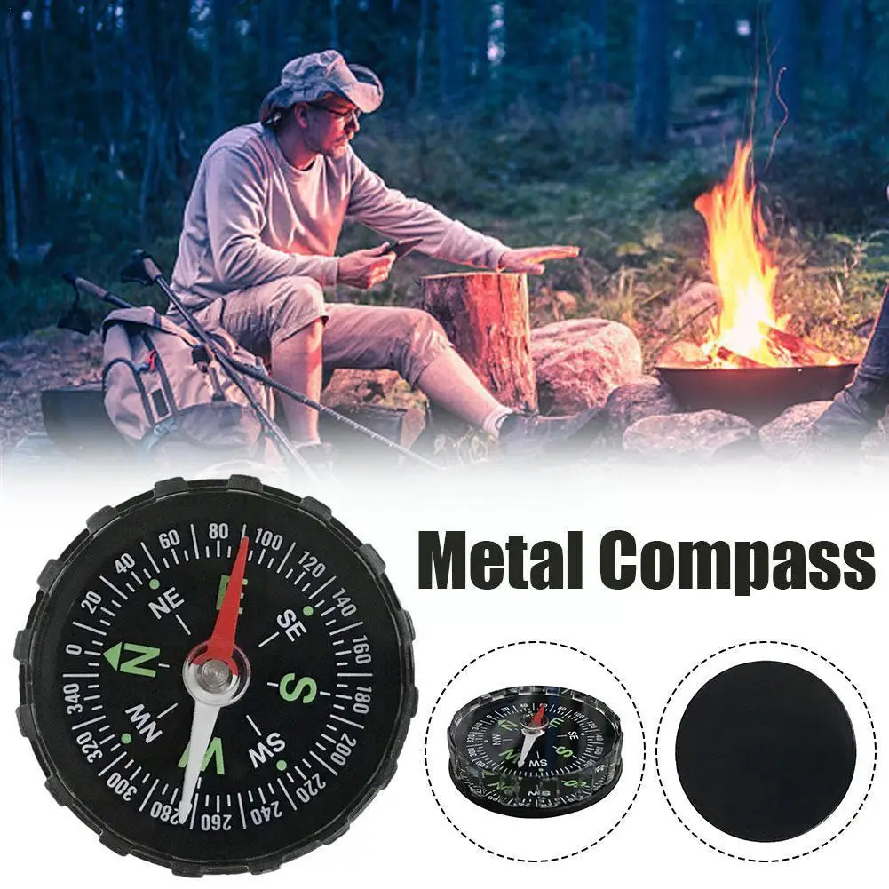 

Портативный мини-Компас для кемпинга, пешего туризма, точный компас, практичная направляющая для улицы, кемпинга, пешего туризма, навигации, Компас для выживания U7O7
