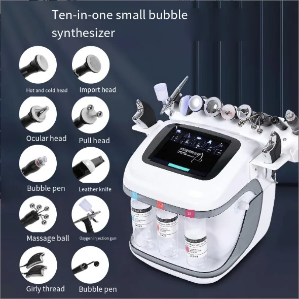 

H 10 & 1 Black Pearl Skin Eye Management Comprehensive Oxygen and Hydrogen Bubble Skin Cleansing and Moisturizing Beauty Machine