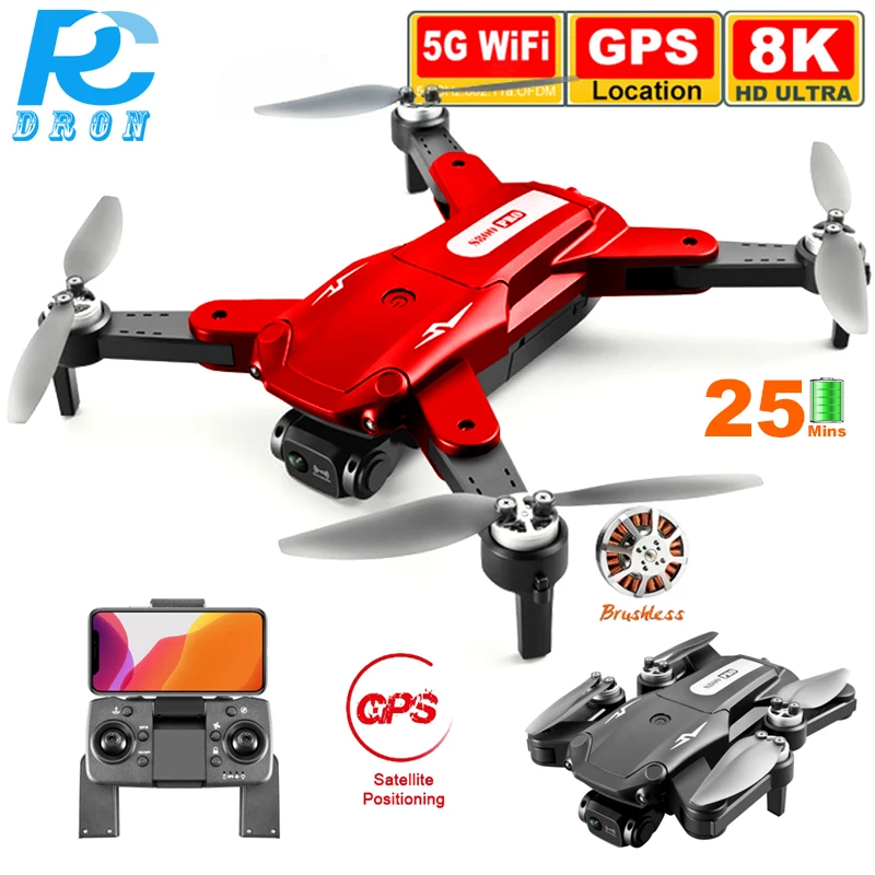 

RC Dron S800pro Drones with Camera HD 8K GPS Profesional Smart Anti Lost Brushless Quadcopter 6K GPS Unmanned Aerial 5G WiFi