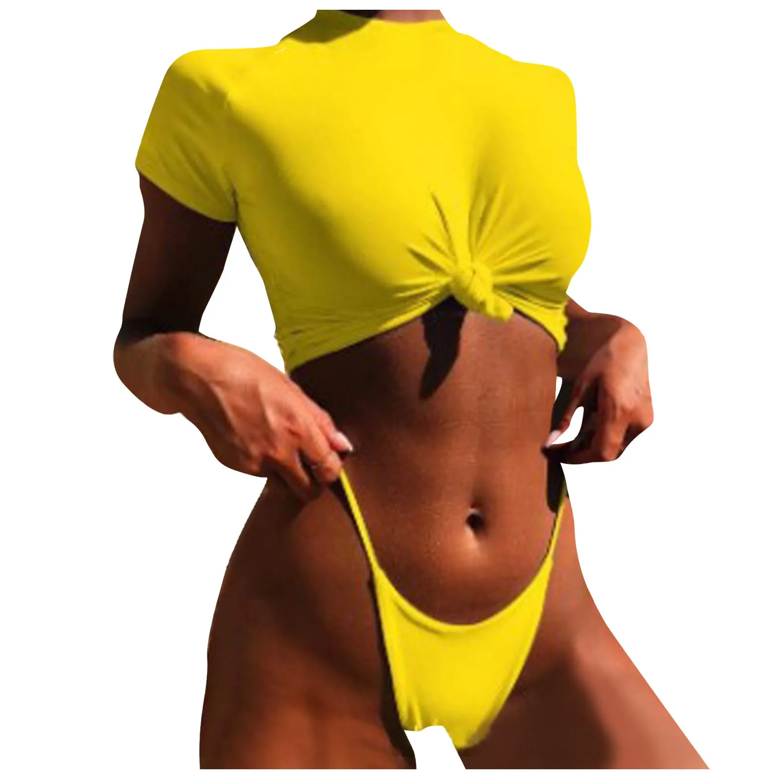 

Женский сексуальный купальник бикини разных цветов с принтом и высокой талией раздельный купальник Танкини купальники женские 2023 женские купальные костюмы