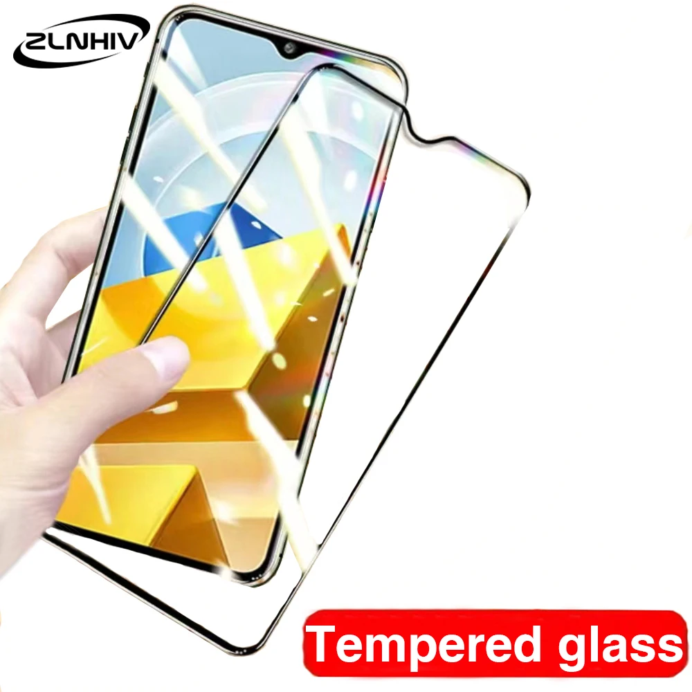 

ZLNHIV Glass smartphone For xiaomi Poco C40 C50 C55 C51 M4 5G M5 M3 C31 F5 pro Tempered glass screen protector protective film