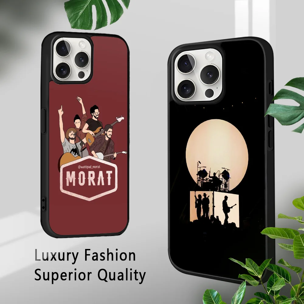 M-Morat Band Music Phone Case For iPhone 16 15 14 13 12 11 Pro Xs Max Mini Plus Celulares Hard Funda Dropshipping